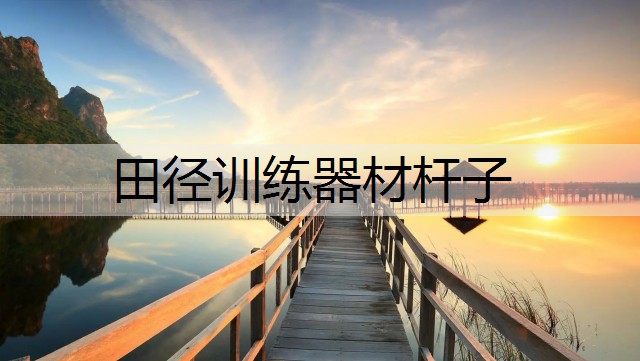 田径训练器材杆子