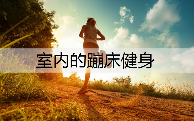 室内的蹦床健身