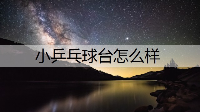 小乒乓球台怎么样