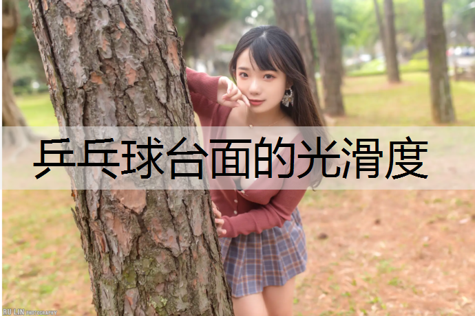 乒乓球台面的光滑度